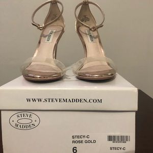Steve Madden Stecy-C Rose Gold Heels